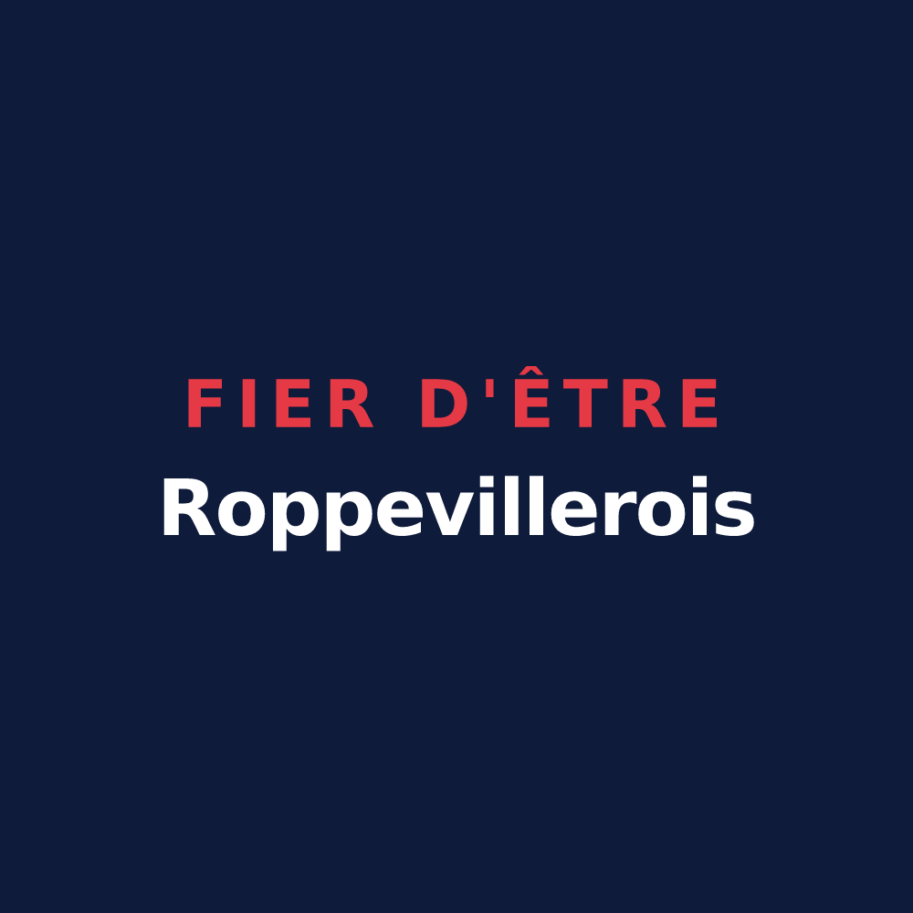 T-shirt « Fier d'être Roppevillerois » — design pour Roppeviller