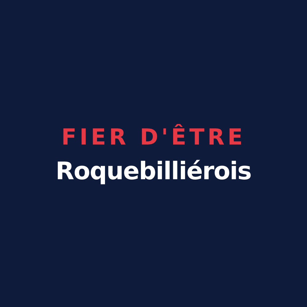 T-shirt « Fier d'être Roquebilliérois » — design pour Roquebillière
