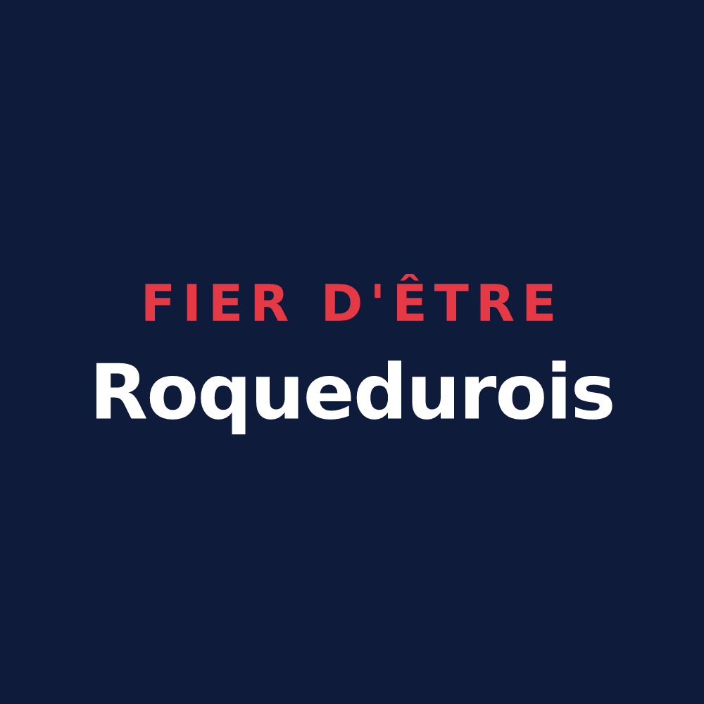 T-shirt « Fier d'être Roquedurois » — design pour Roquedur
