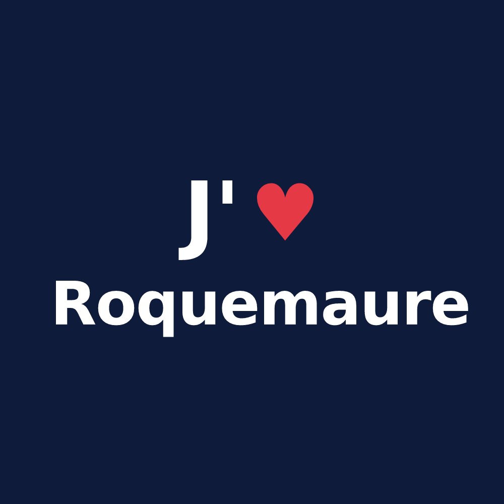 T-shirt personnalisé Roquemaure — design J'aime Roquemaure