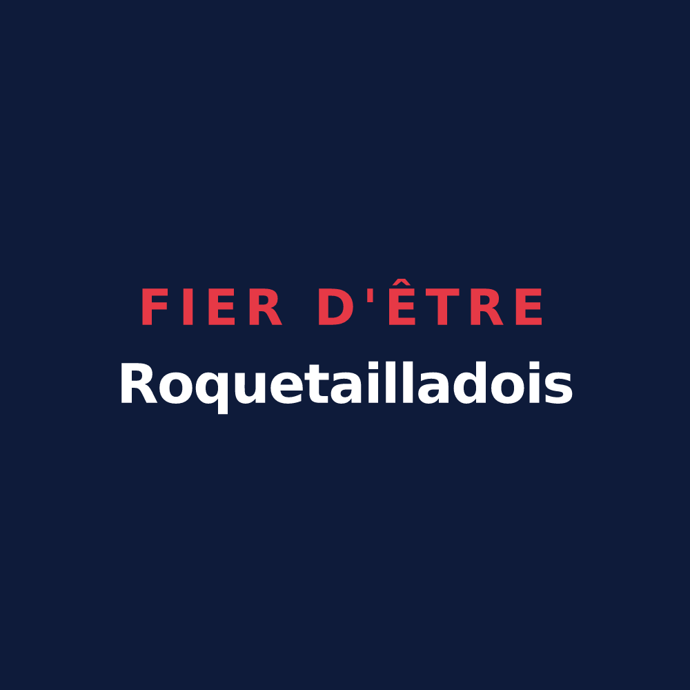 T-shirt « Fier d'être Roquetailladois » — design pour Roquetaillade-et-Conilhac