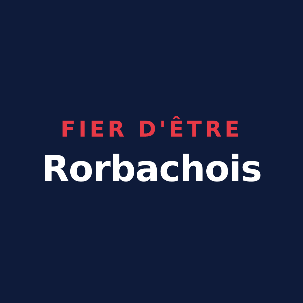 T-shirt « Fier d'être Rorbachois » — design pour Rorbach-lès-Dieuze