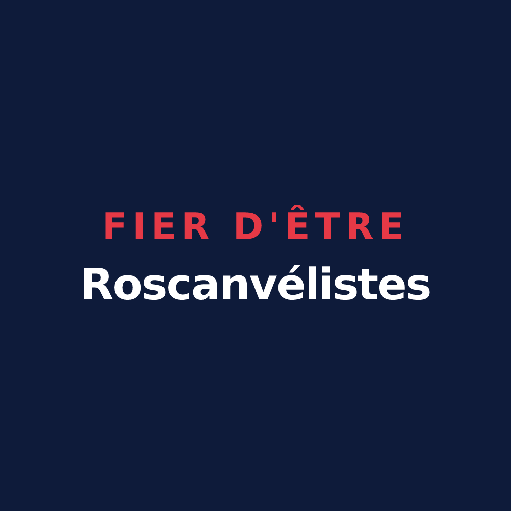 T-shirt « Fier d'être Roscanvélistes » — design pour Roscanvel