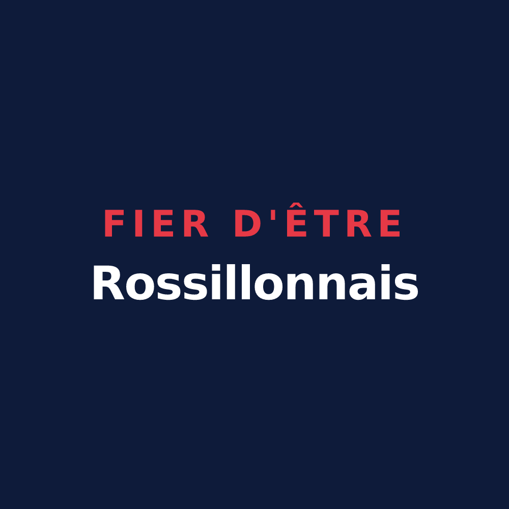 T-shirt « Fier d'être Rossillonnais » — design pour Rossillon