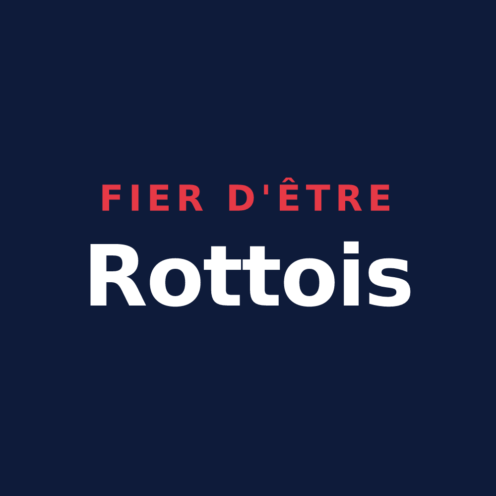 T-shirt « Fier d'être Rottois » — design pour Rott