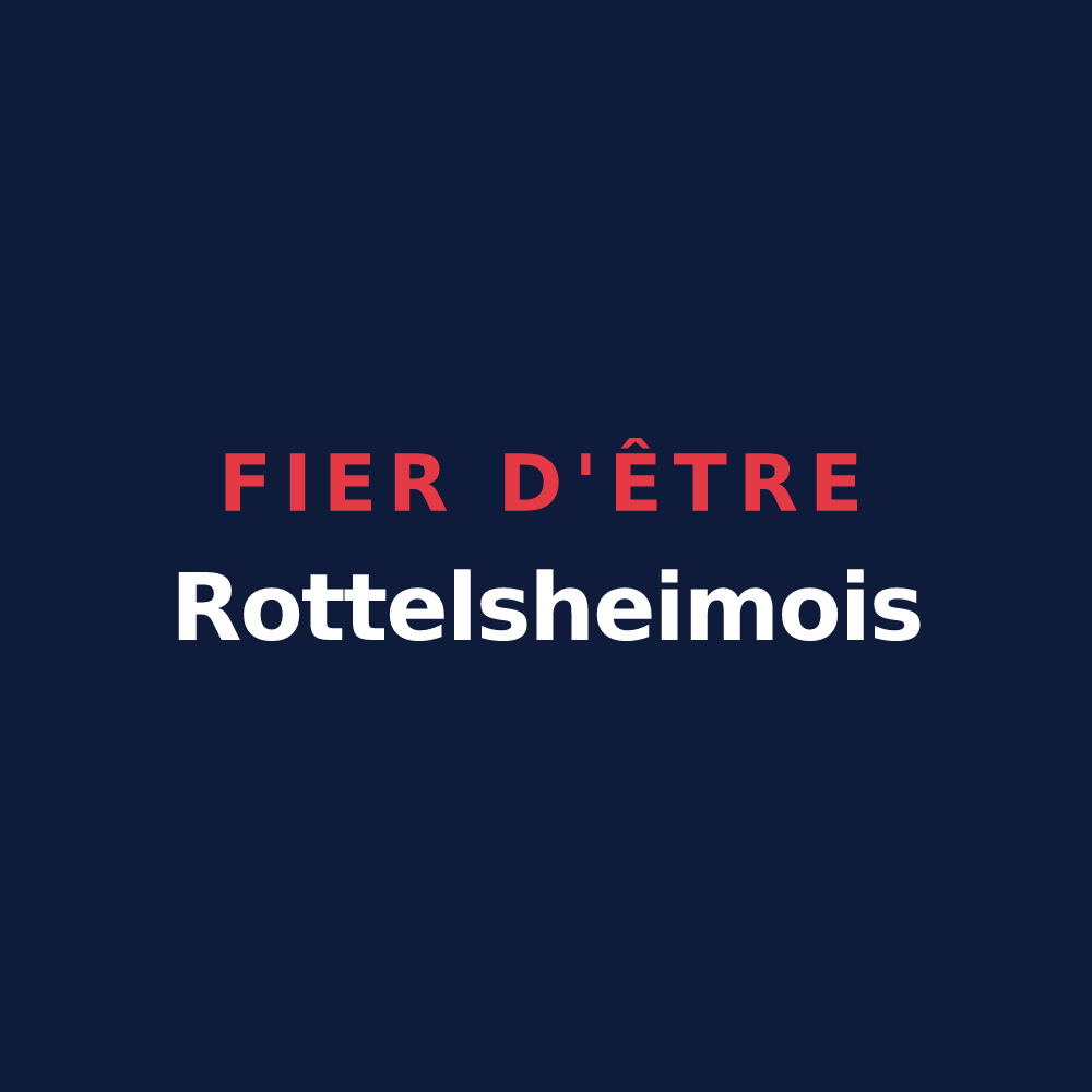 T-shirt « Fier d'être Rottelsheimois » — design pour Rottelsheim