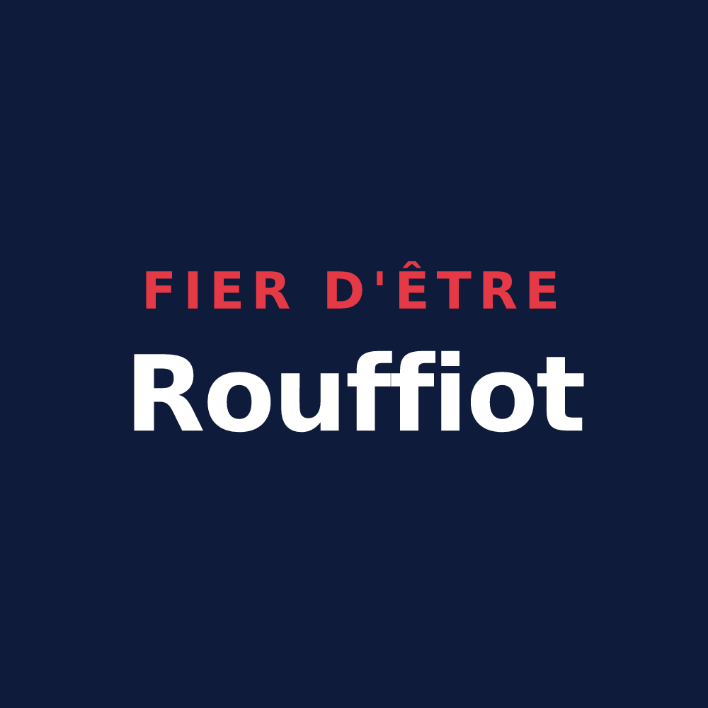T-shirt « Fier d'être Rouffiot » — design pour Rouffy