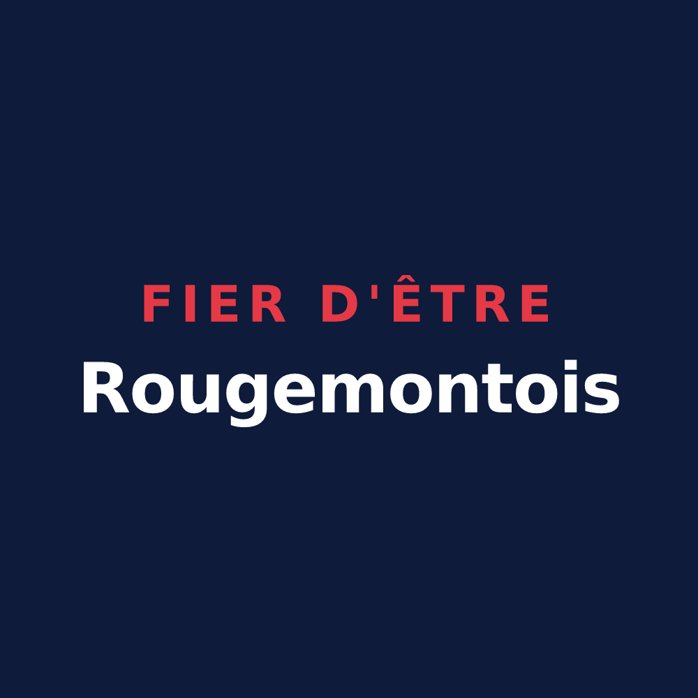 T-shirt « Fier d'être Rougemontois » — design pour Rougemont-le-Château