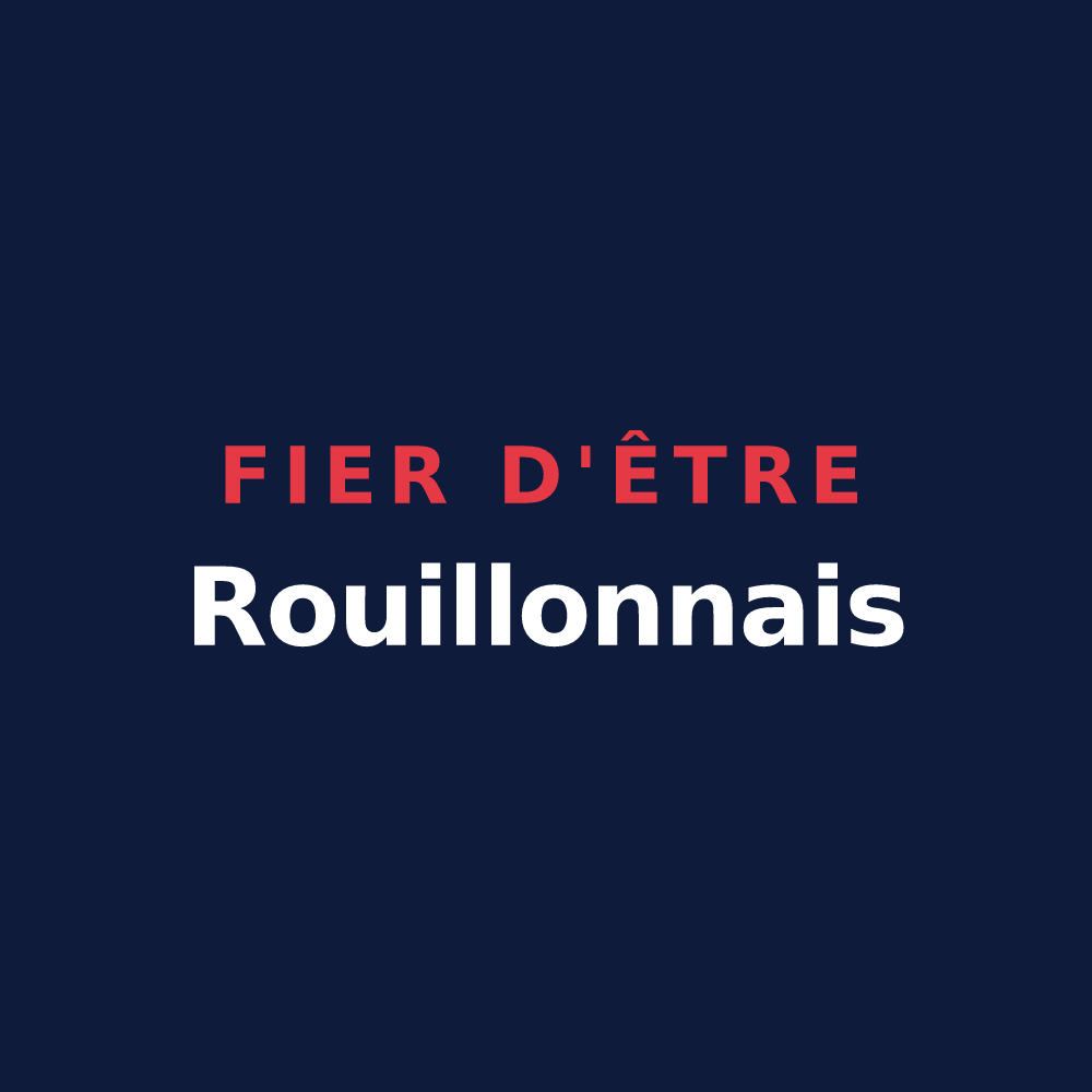 T-shirt « Fier d'être Rouillonnais » — design pour Rouillon