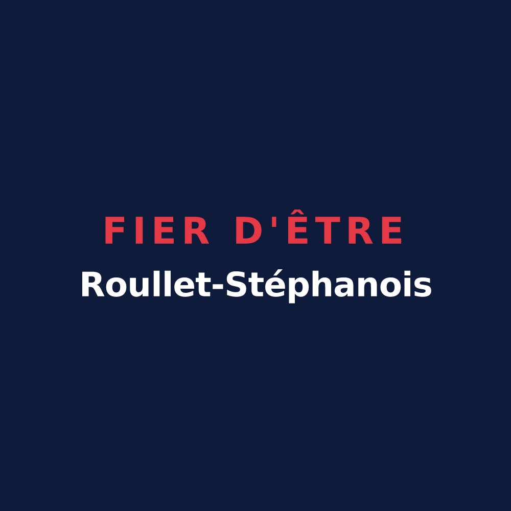 T-shirt « Fier d'être Roullet-Stéphanois » — design pour Roullet-Saint-Estèphe