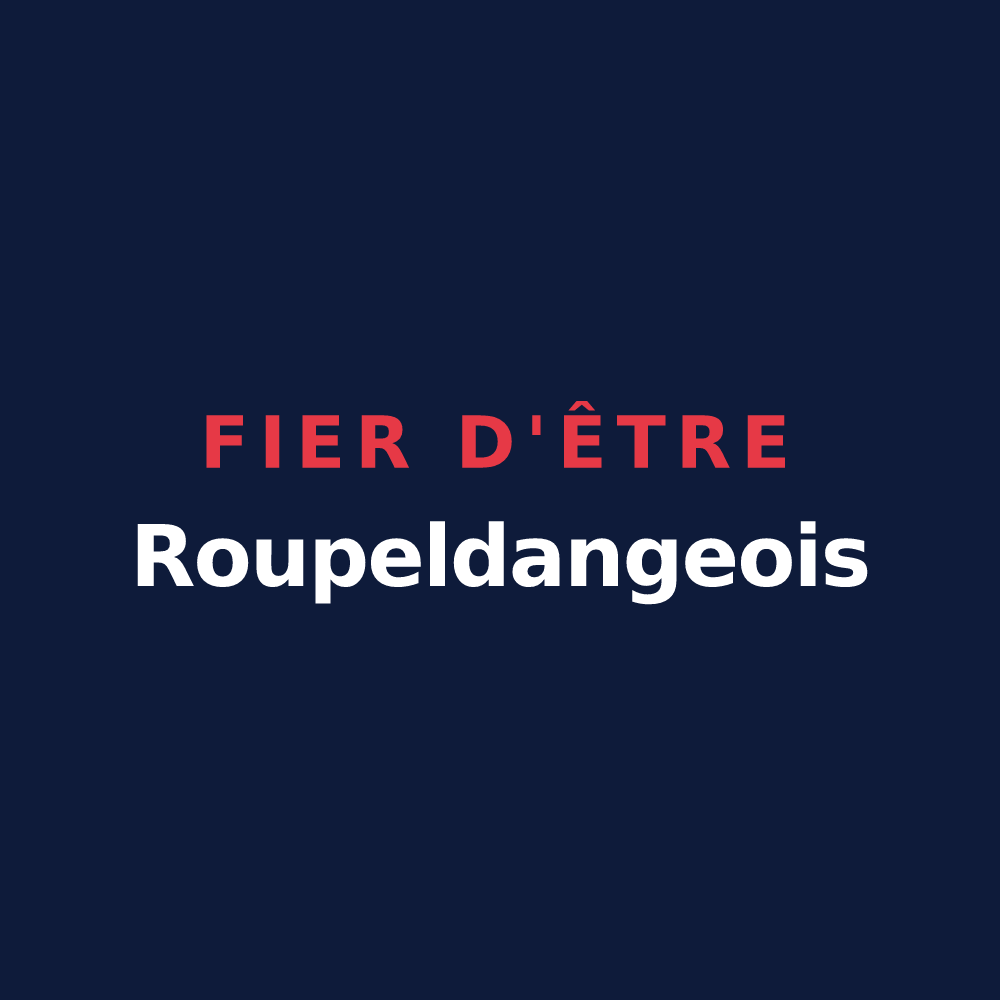 T-shirt « Fier d'être Roupeldangeois » — design pour Roupeldange