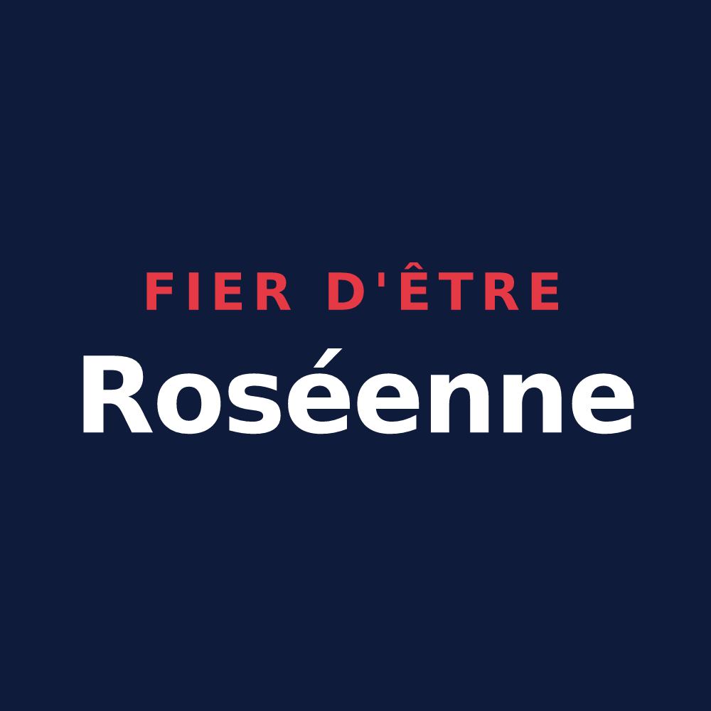 T-shirt « Fier d'être Roséenne » — design pour Rousies