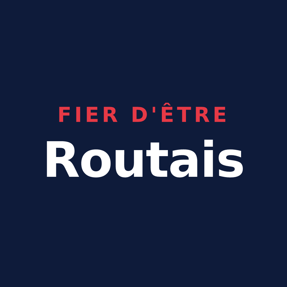 T-shirt « Fier d'être Routais » — design pour Routes