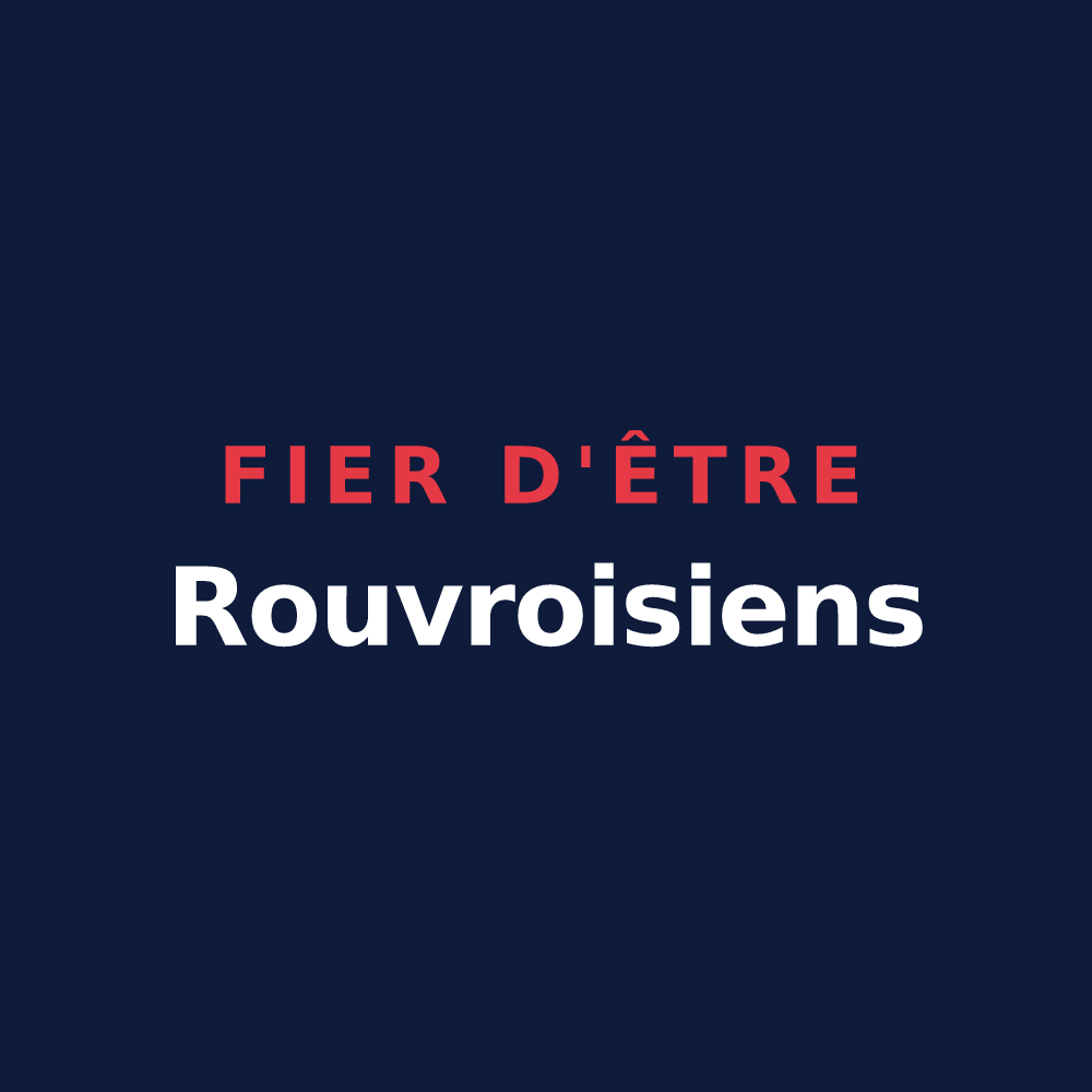 T-shirt « Fier d'être Rouvroisiens » — design pour Rouvroy