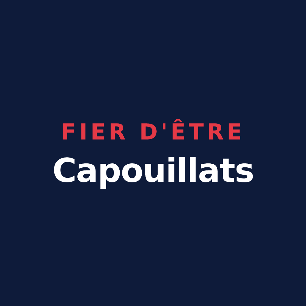 T-shirt « Fier d'être Capouillats » — design pour Rouvroy-Ripont