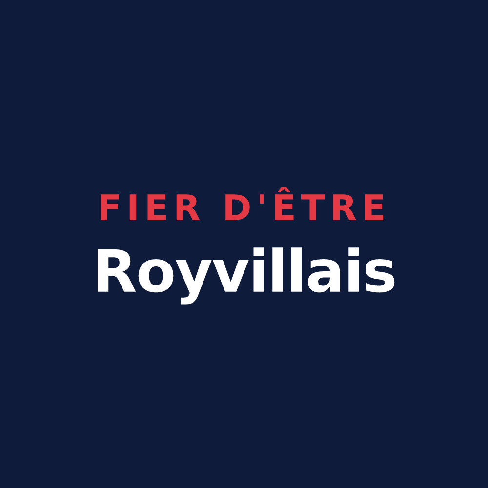 T-shirt « Fier d'être Royvillais » — design pour Royville