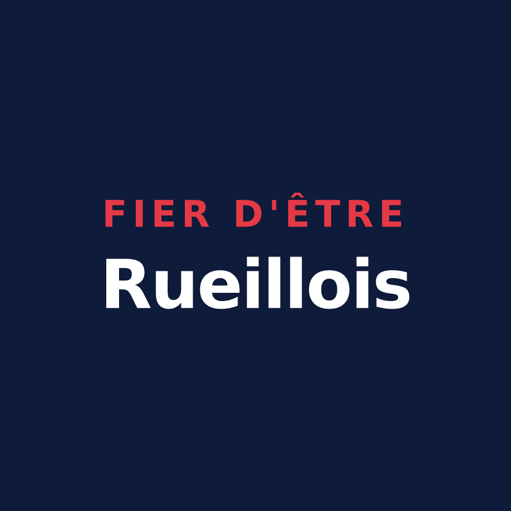 T-shirt « Fier d'être Rueillois » — design pour Rueil-Malmaison