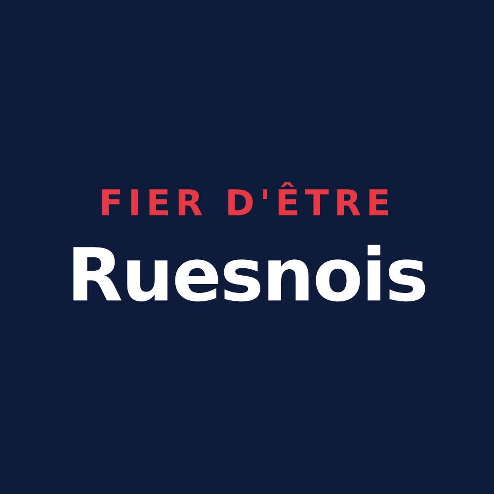 T-shirt « Fier d'être Ruesnois » — design pour Ruesnes