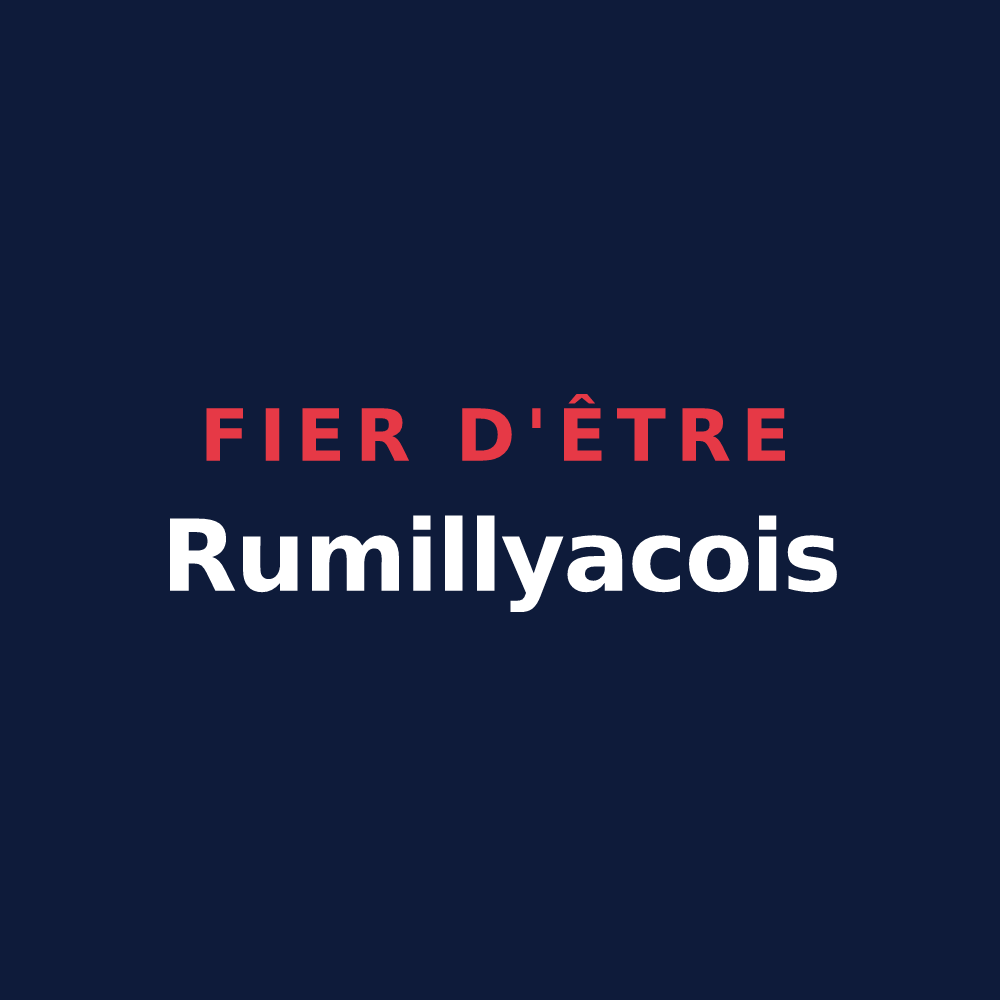 T-shirt « Fier d'être Rumillyacois » — design pour Rumilly
