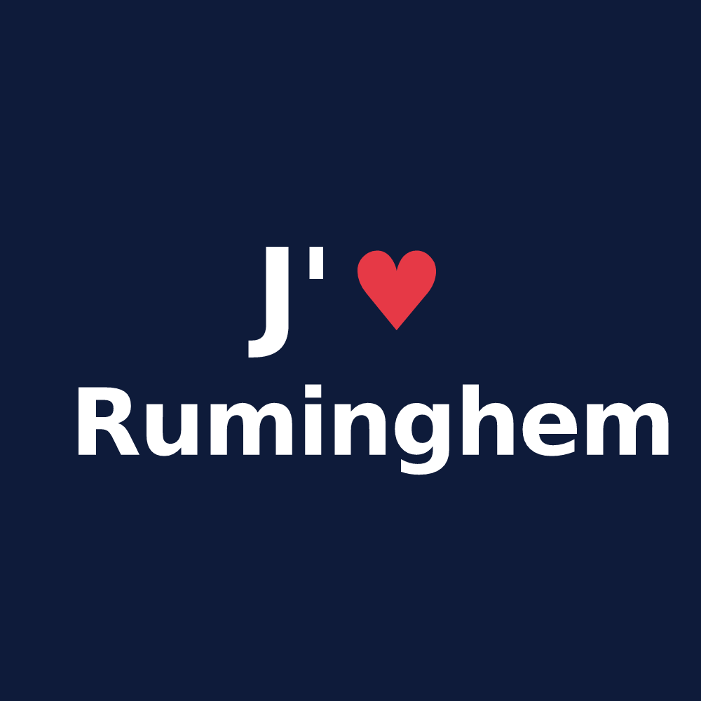 T-shirt personnalisé Ruminghem — design J'aime Ruminghem