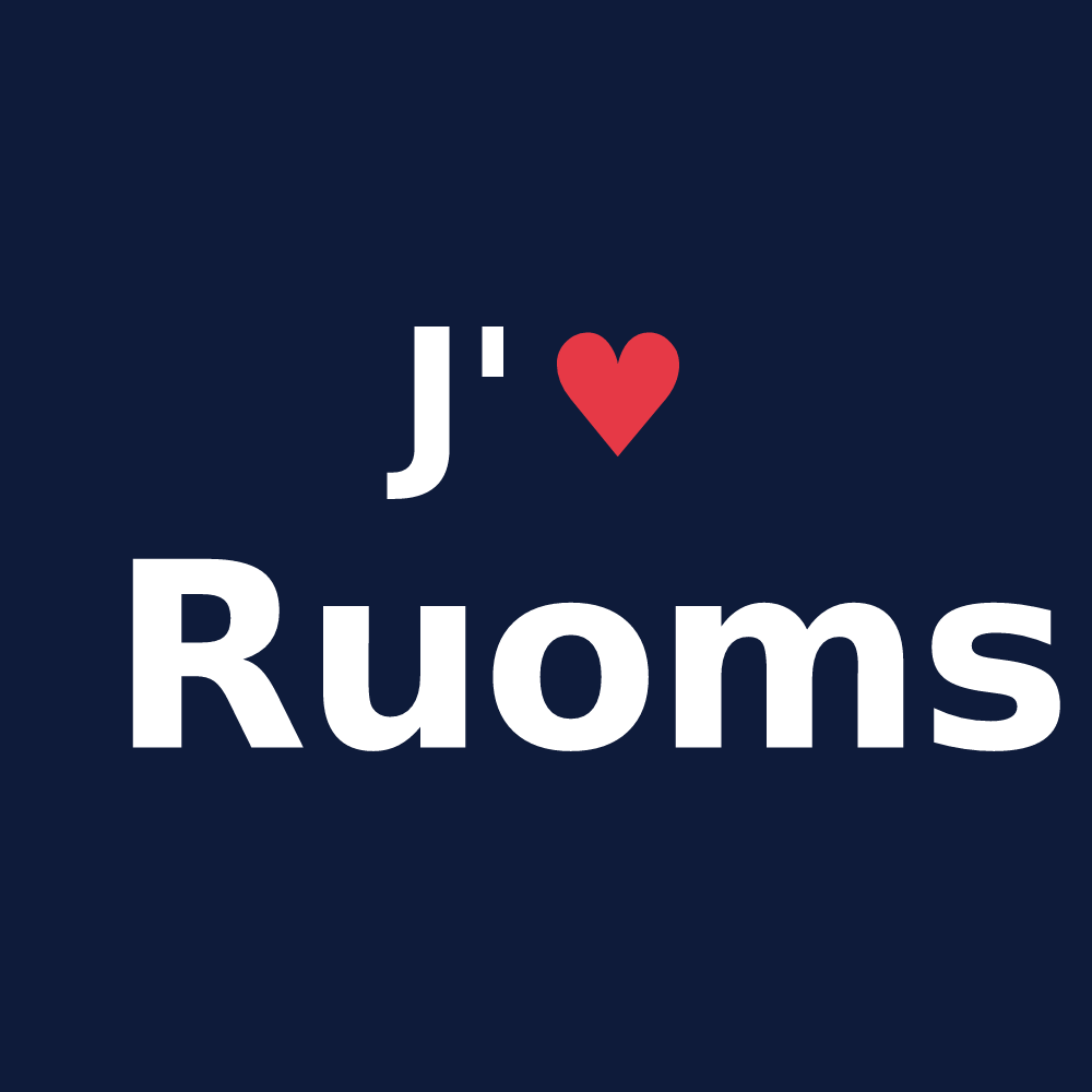 T-shirt personnalisé Ruoms — design J'aime Ruoms