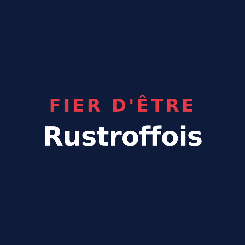 T-shirt « Fier d'être Rustroffois » — design pour Rustroff