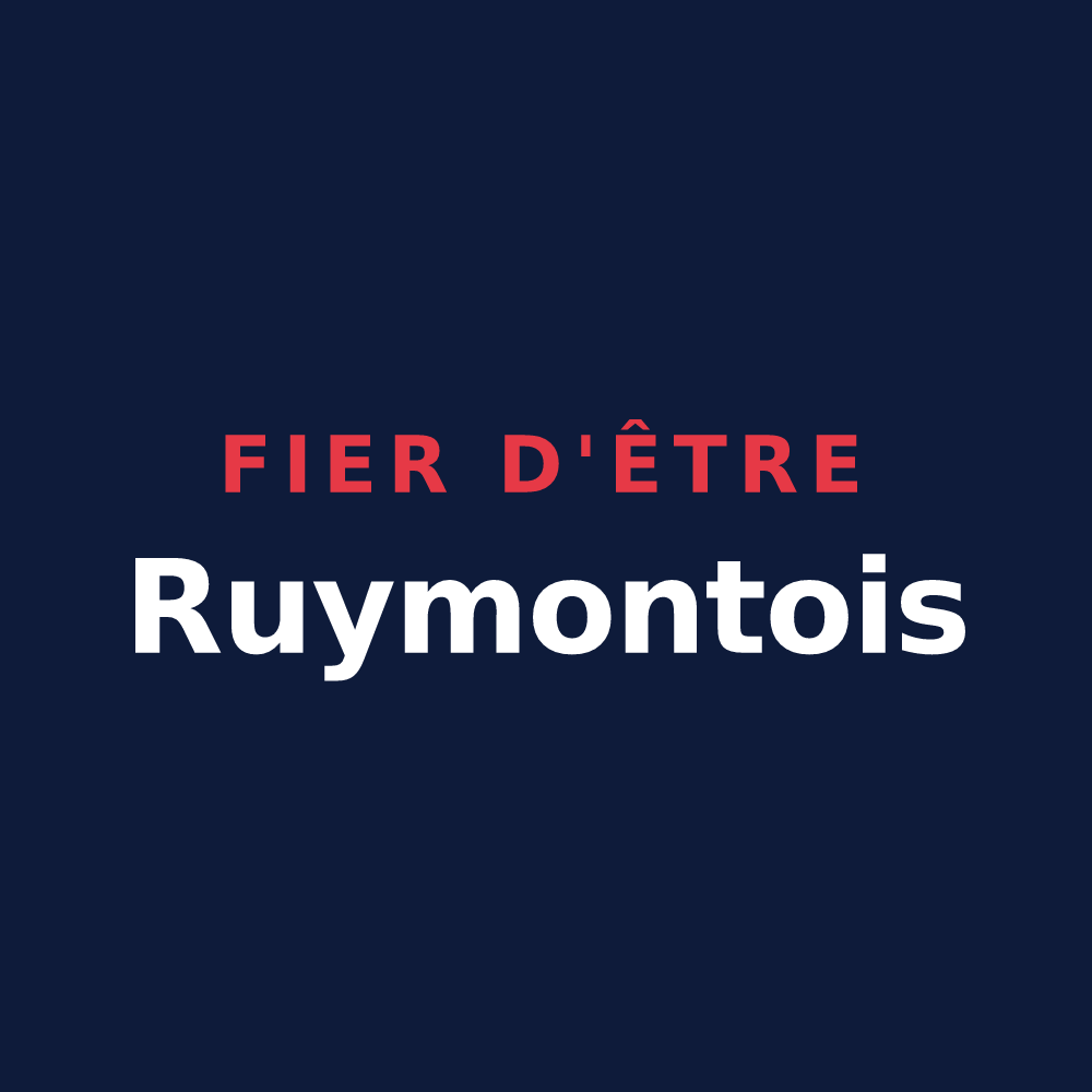 T-shirt « Fier d'être Ruymontois » — design pour Ruy-Montceau