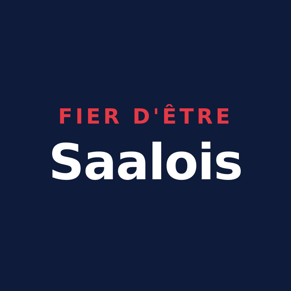 T-shirt « Fier d'être Saalois » — design pour Saales