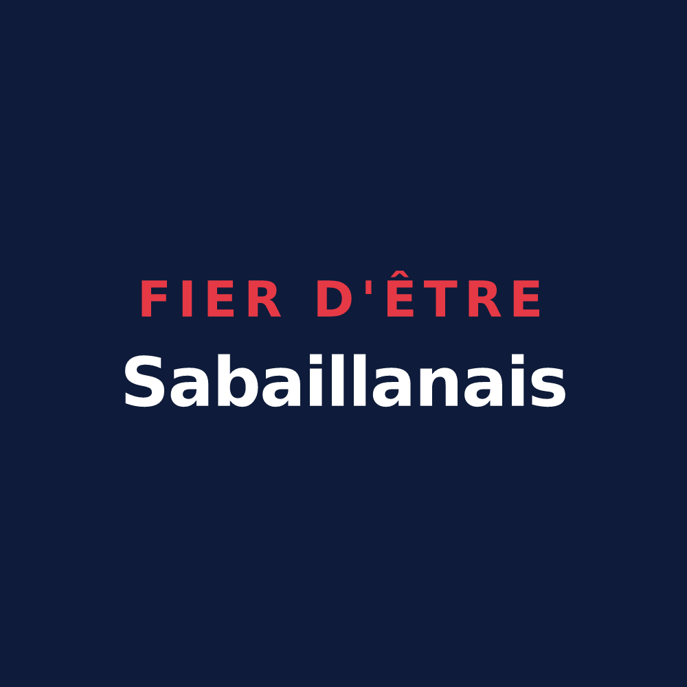 T-shirt « Fier d'être Sabaillanais » — design pour Sabaillan