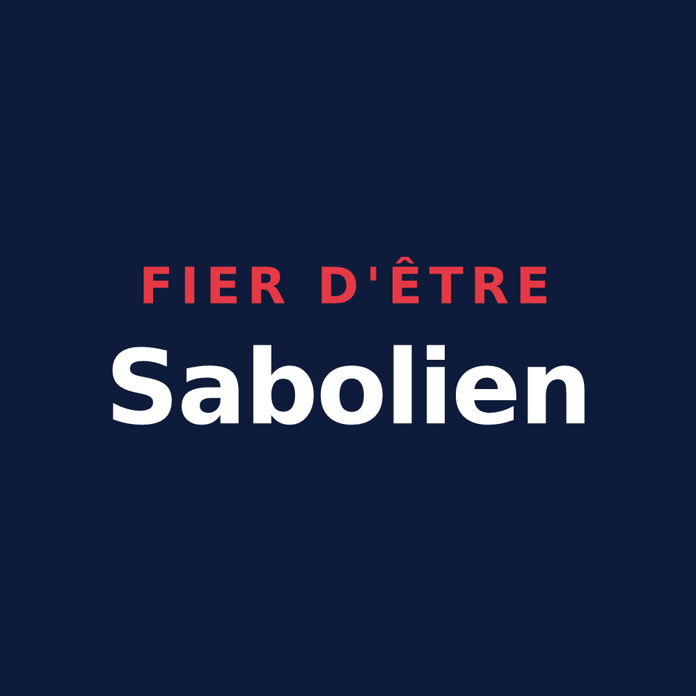 T-shirt « Fier d'être Sabolien » — design pour Sablé-sur-Sarthe