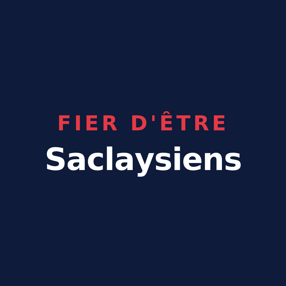 T-shirt « Fier d'être Saclaysiens » — design pour Saclay