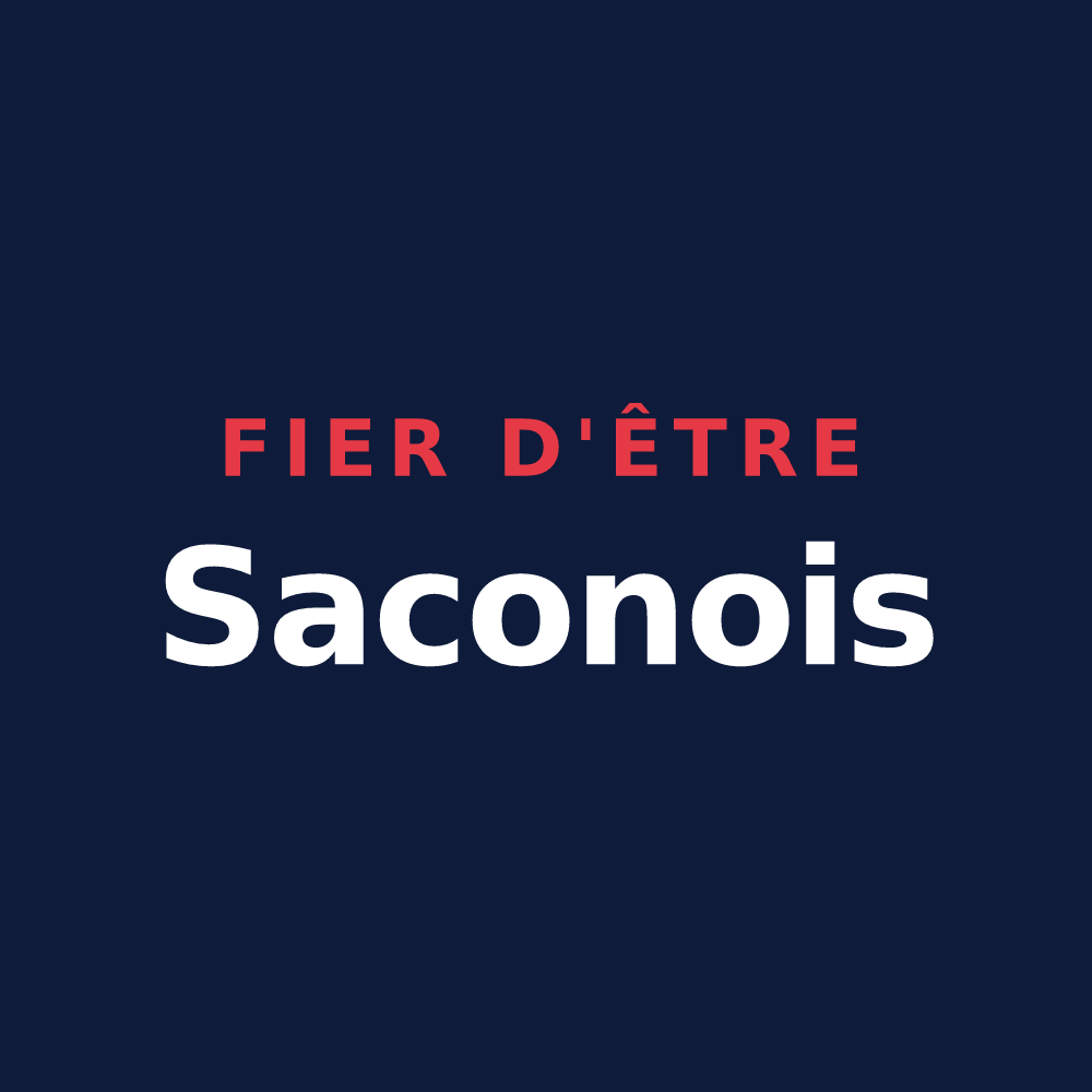 T-shirt « Fier d'être Saconois » — design pour Saconin-et-Breuil