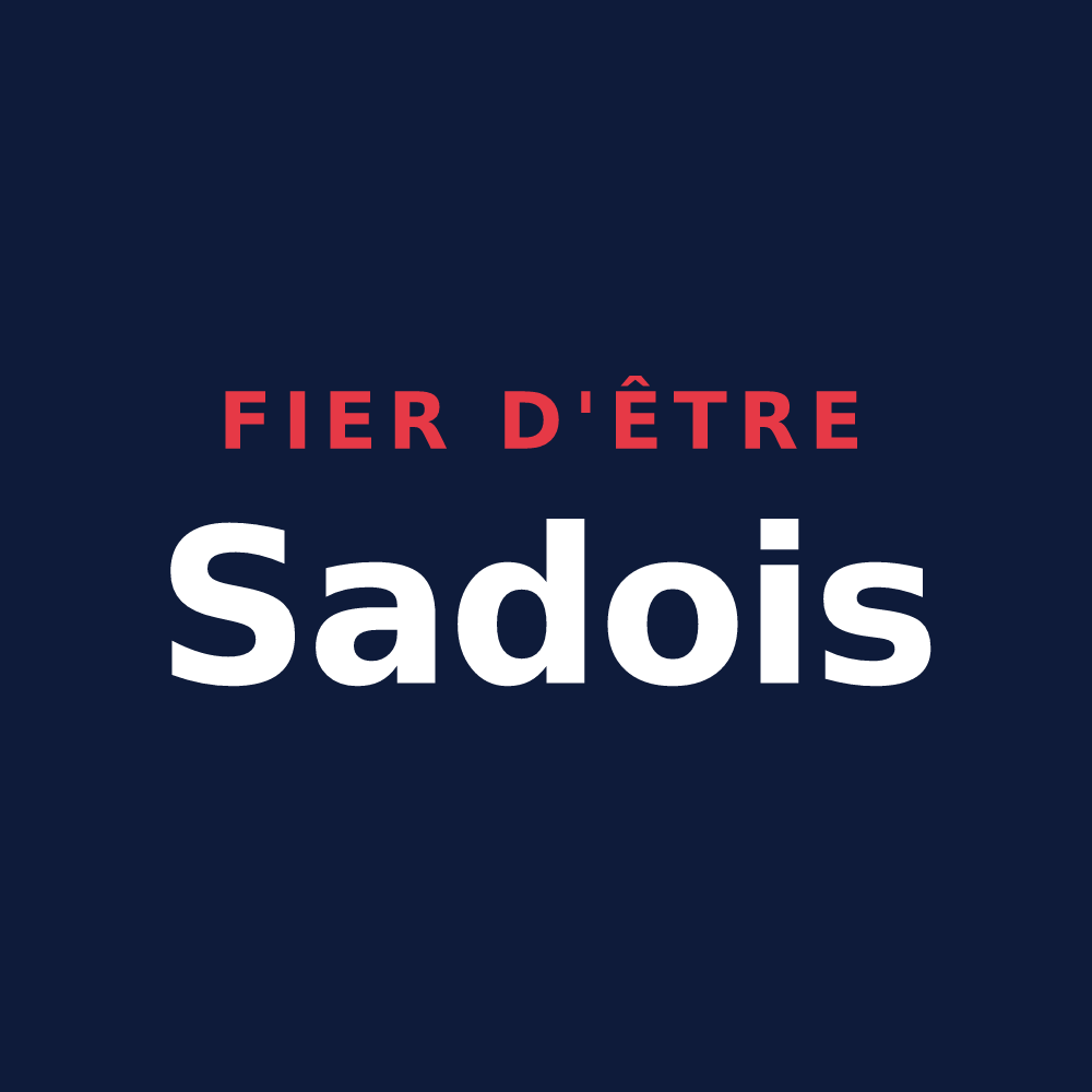 T-shirt « Fier d'être Sadois » — design pour Sada