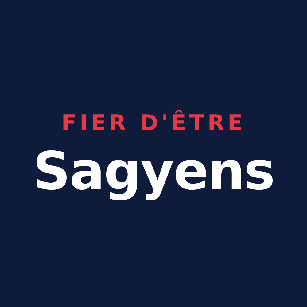 T-shirt « Fier d'être Sagyens » — design pour Sagy
