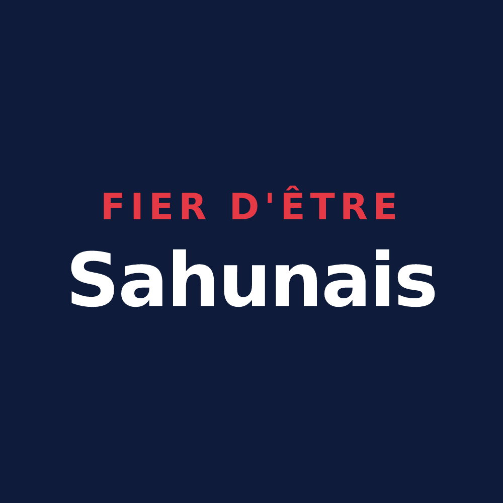 T-shirt « Fier d'être Sahunais » — design pour Sahune