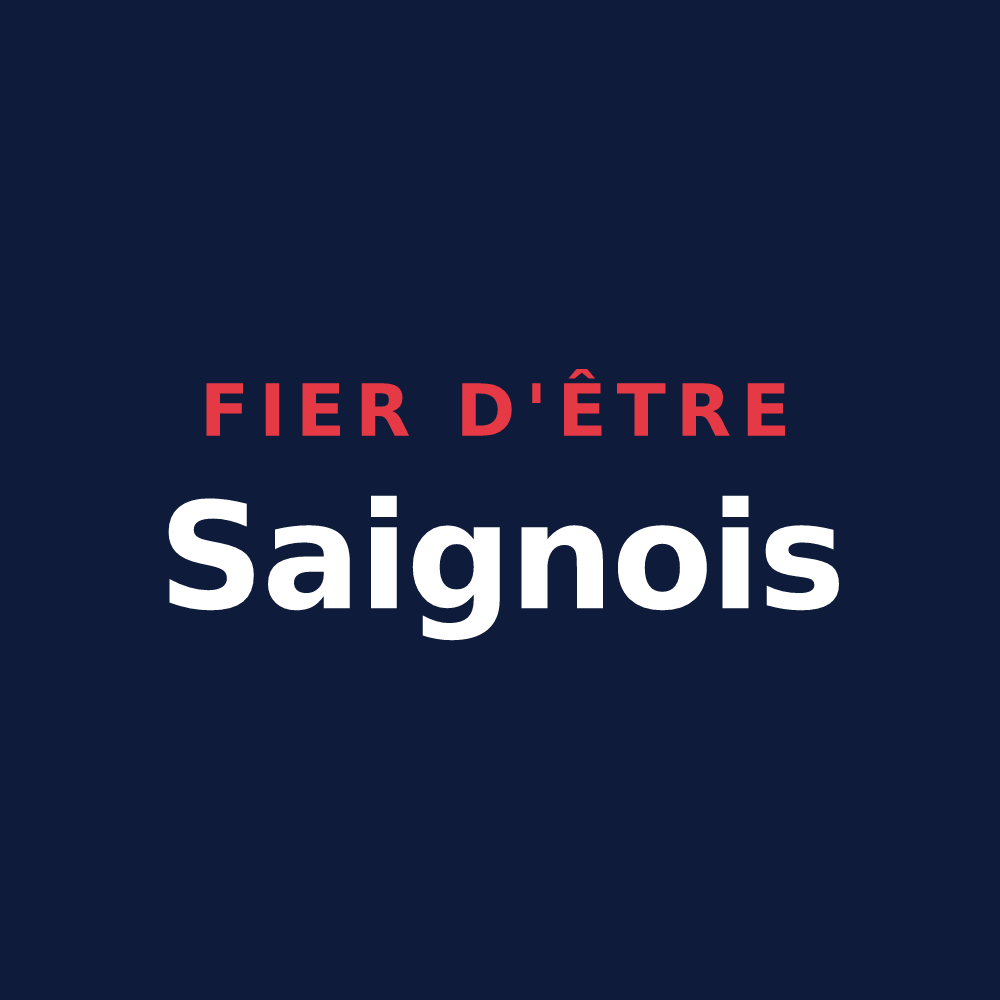 T-shirt « Fier d'être Saignois » — design pour Saignes