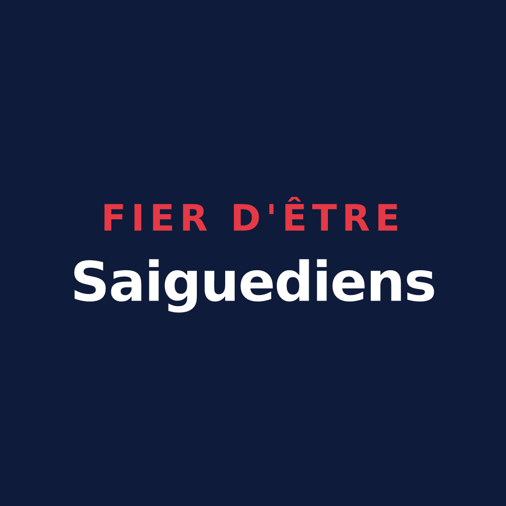 T-shirt « Fier d'être Saiguediens » — design pour Saiguède