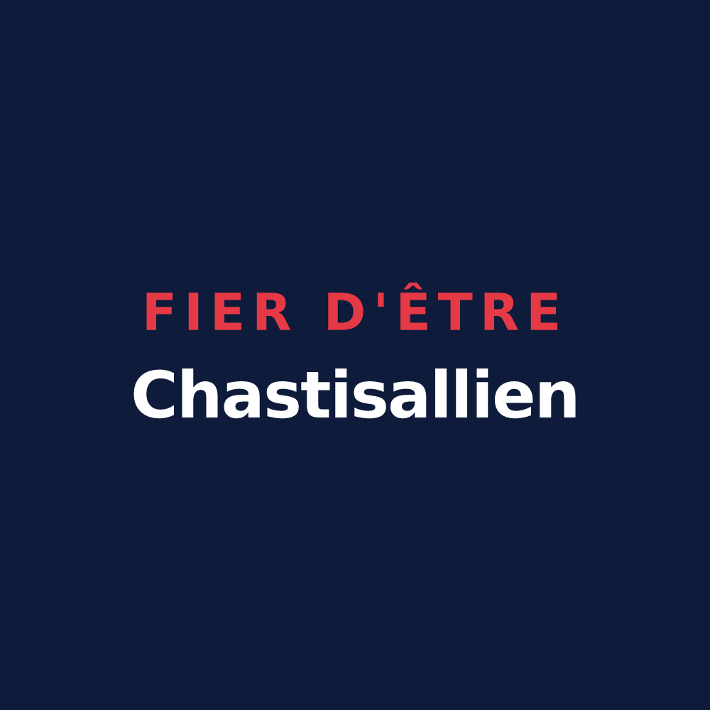 T-shirt « Fier d'être Chastisallien » — design pour Sailly-Achâtel