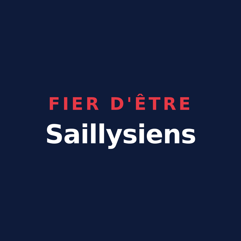 T-shirt « Fier d'être Saillysiens » — design pour Sailly-en-Ostrevent