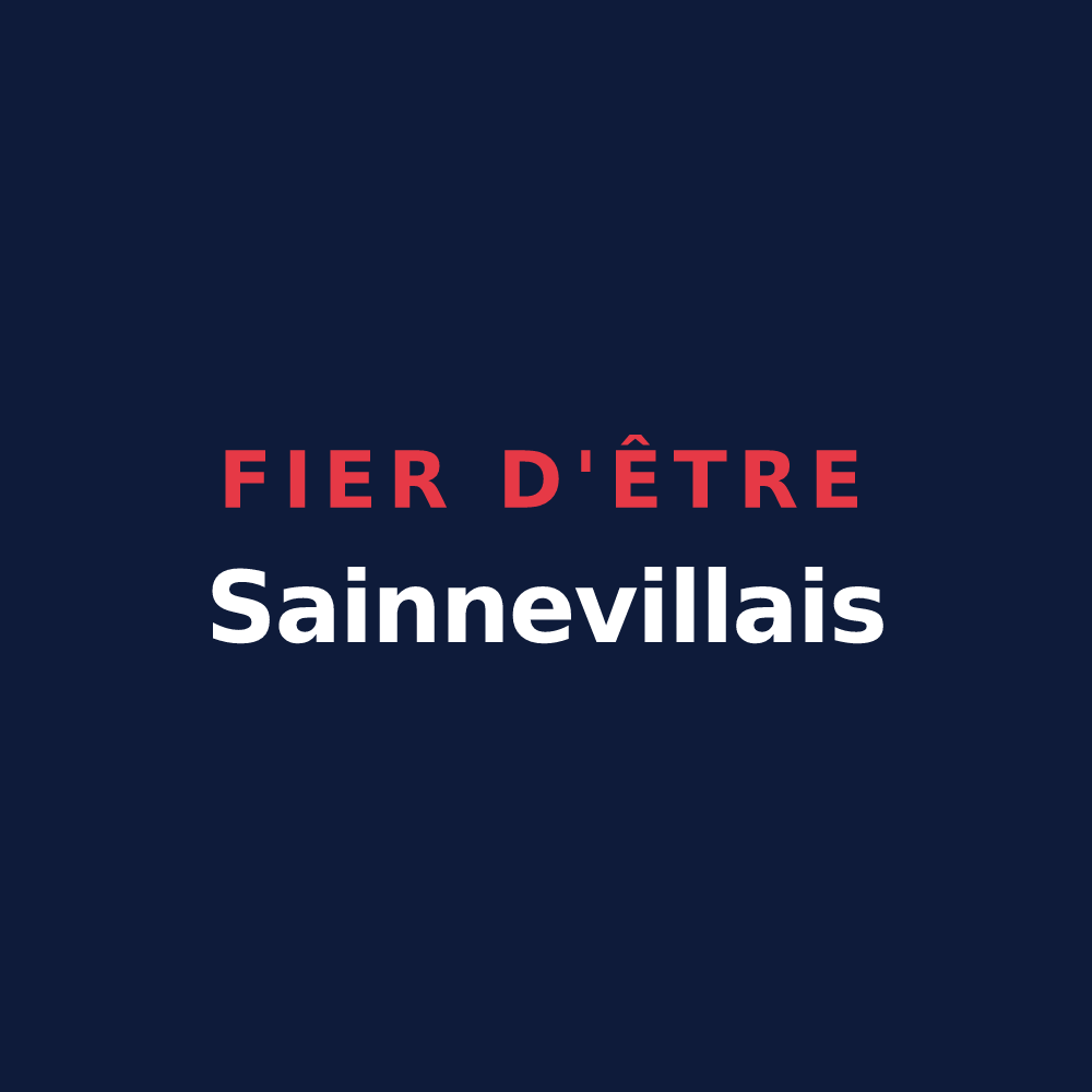 T-shirt « Fier d'être Sainnevillais » — design pour Sainneville