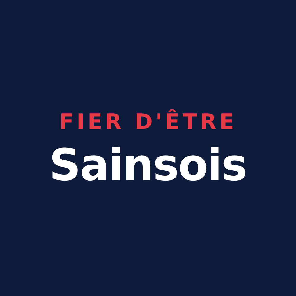 T-shirt « Fier d'être Sainsois » — design pour Sains-du-Nord