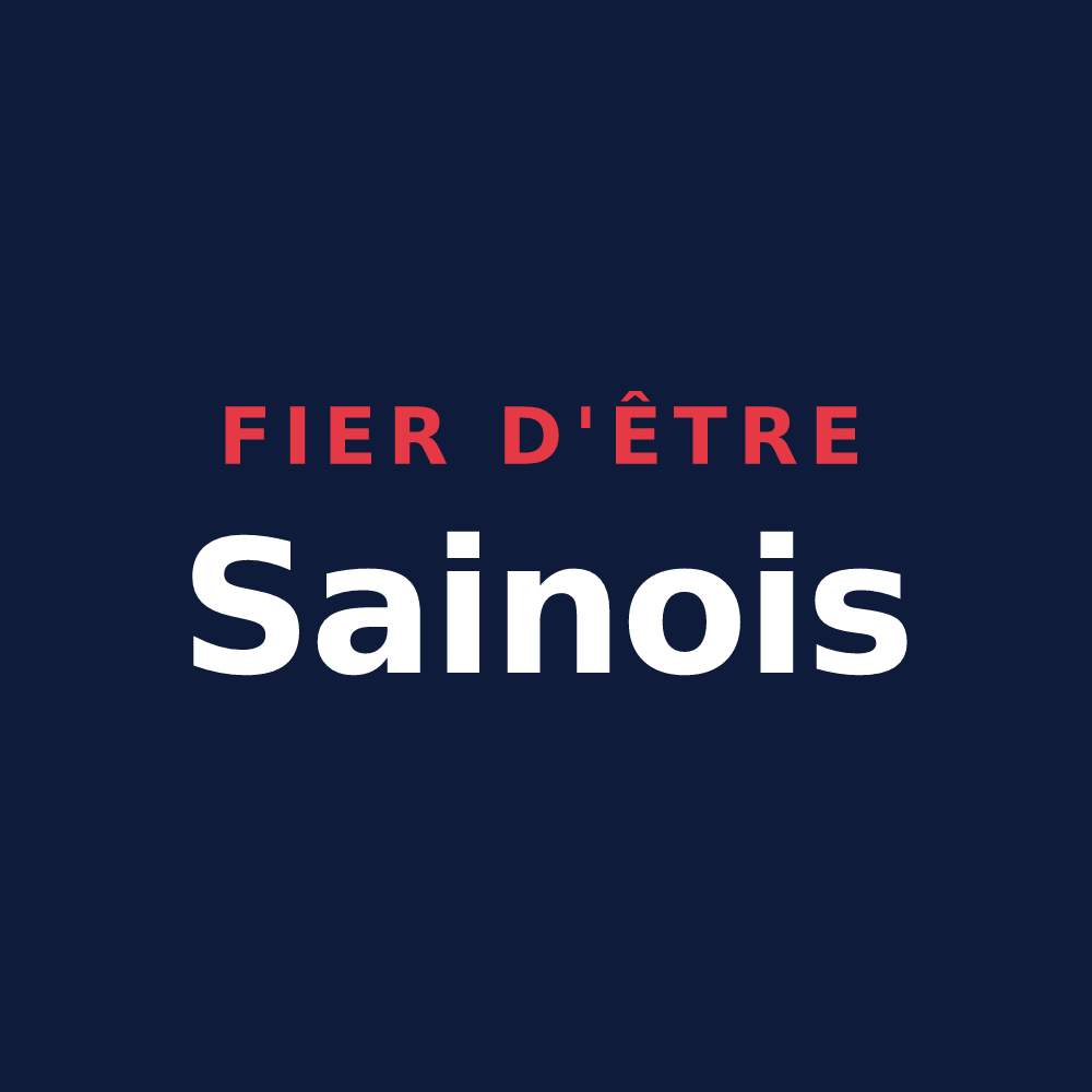 T-shirt « Fier d'être Sainois » — design pour Sains-en-Amiénois