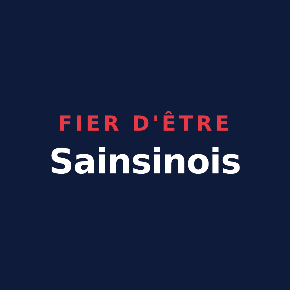 T-shirt « Fier d'être Sainsinois » — design pour Sains-lès-Fressin