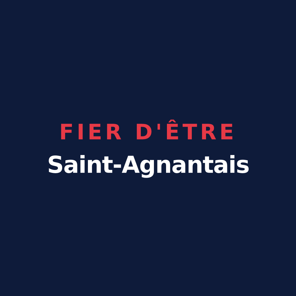 T-shirt « Fier d'être Saint-Agnantais » — design pour Saint-Agnant-près-Crocq