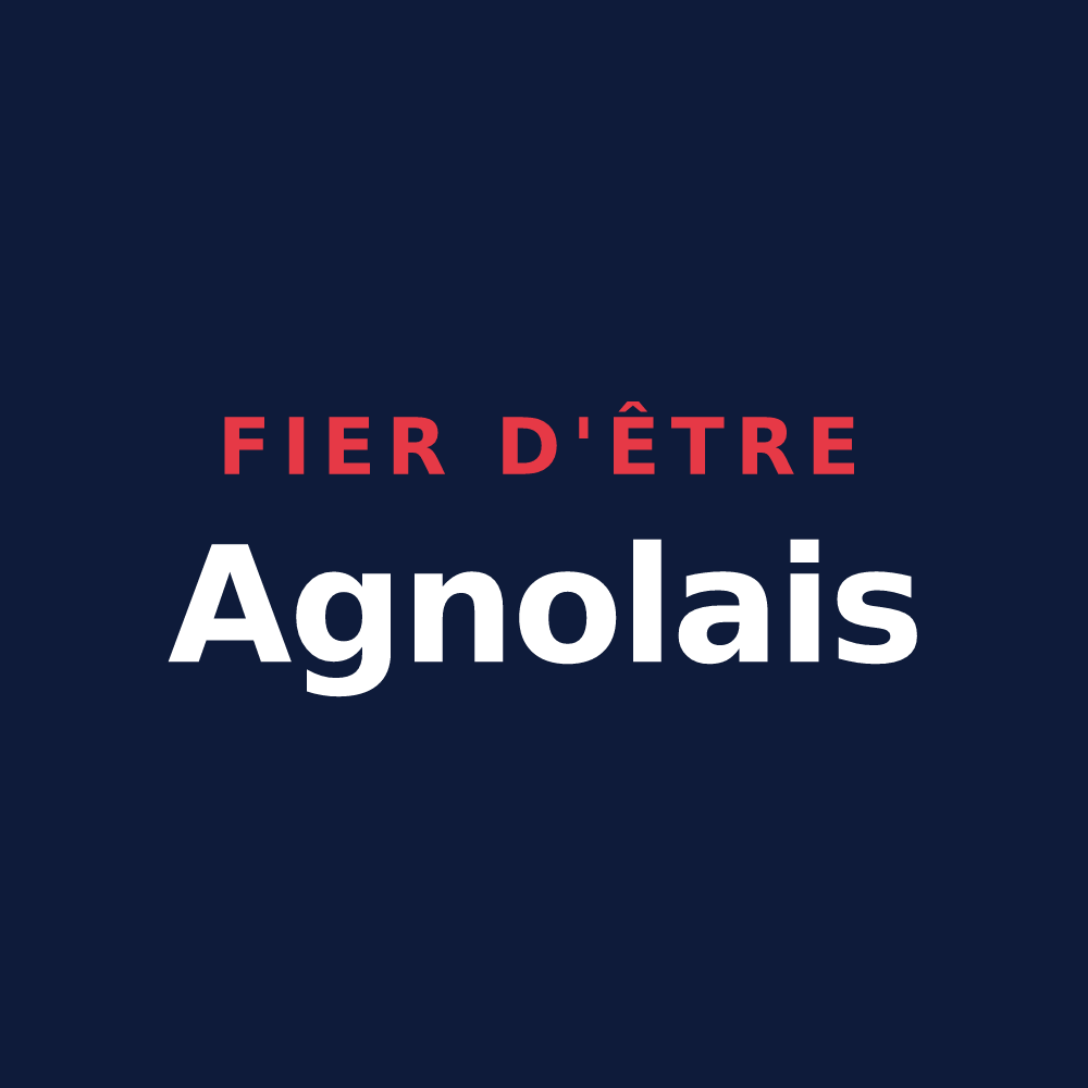 T-shirt « Fier d'être Agnolais » — design pour Saint-Agne