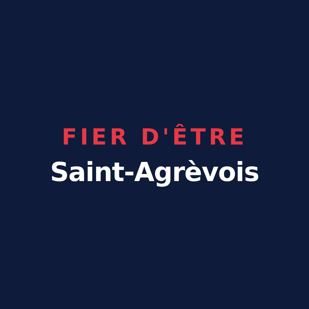T-shirt « Fier d'être Saint-Agrèvois » — design pour Saint-Agrève