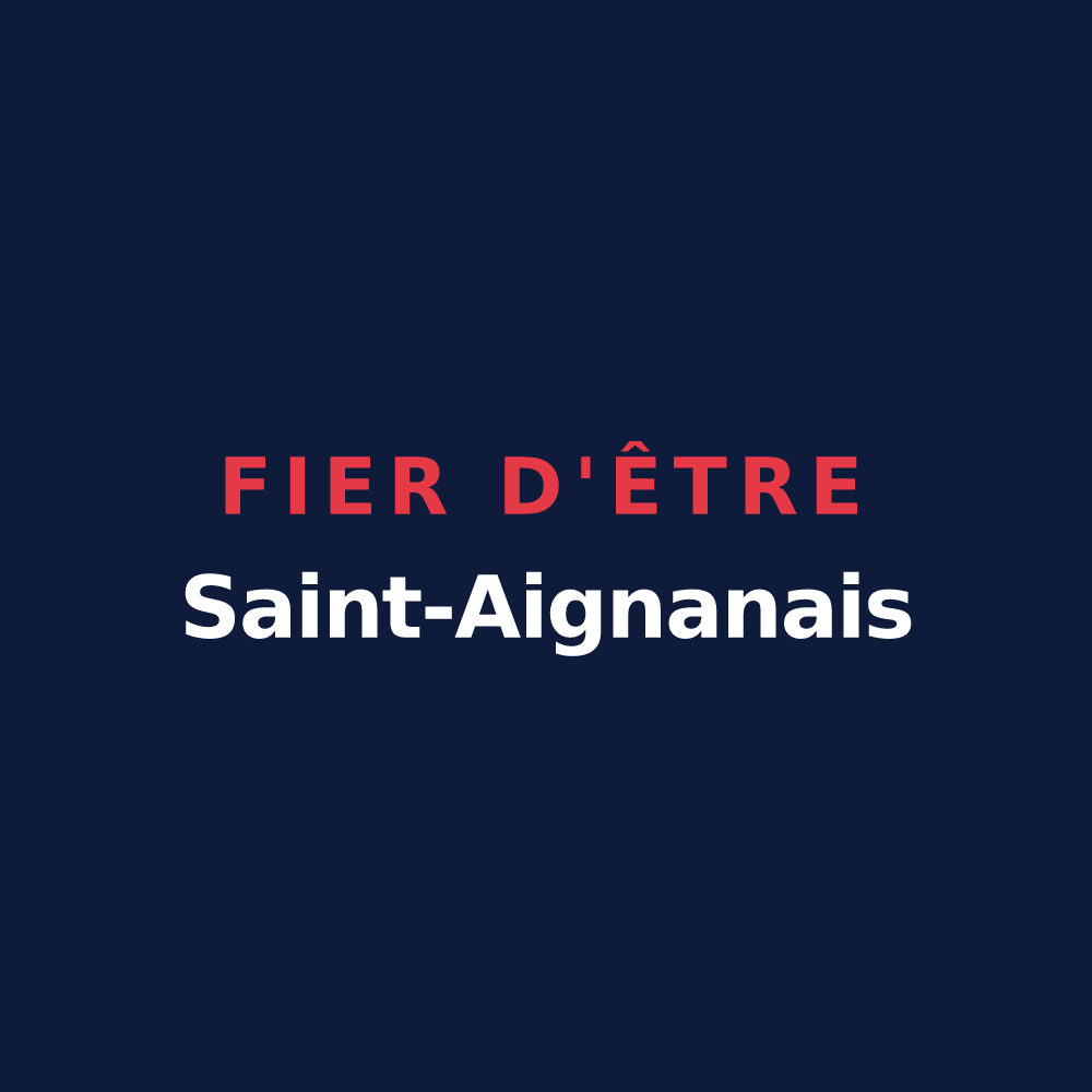 T-shirt « Fier d'être Saint-Aignanais » — design pour Saint-Aignan