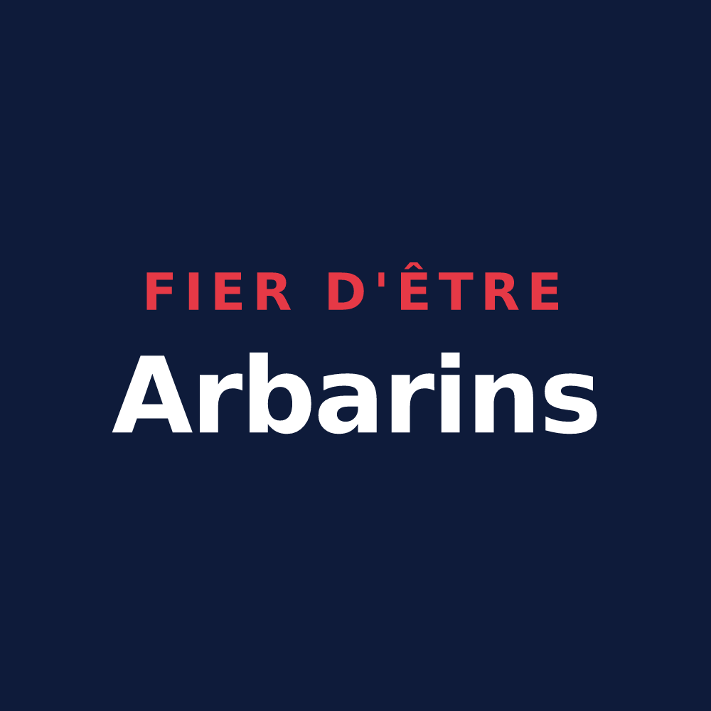 T-shirt « Fier d'être Arbarins » — design pour Saint-Alban-d'Hurtières