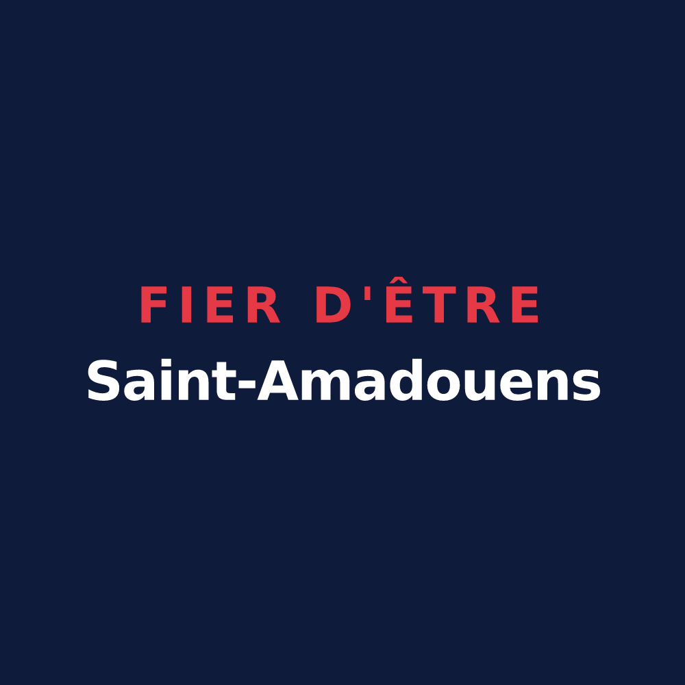 T-shirt « Fier d'être Saint-Amadouens » — design pour Saint-Amadou