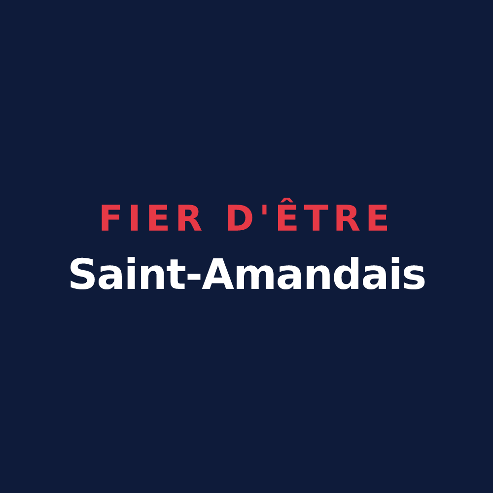 T-shirt « Fier d'être Saint-Amandais » — design pour Saint-Amand